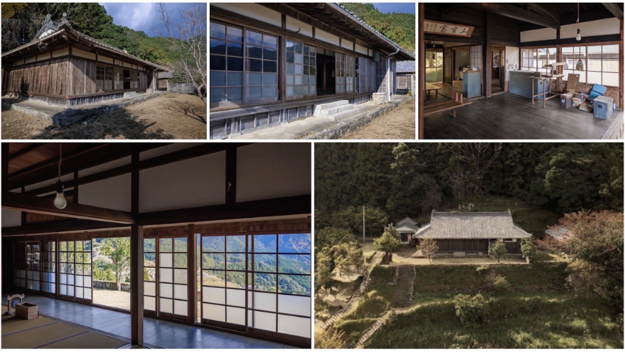 那智勝浦の色川地区と登録有形文化財の楞厳寺